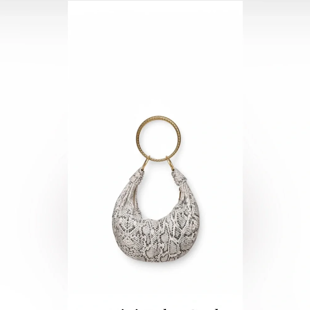 WALTER BACKER JANE MINI HOBO SNAKE BAG